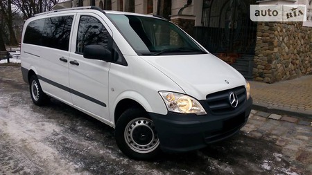 Mercedes-Benz Vito 2014  випуску Львів з двигуном 0 л дизель мінівен механіка за 13300 долл. 