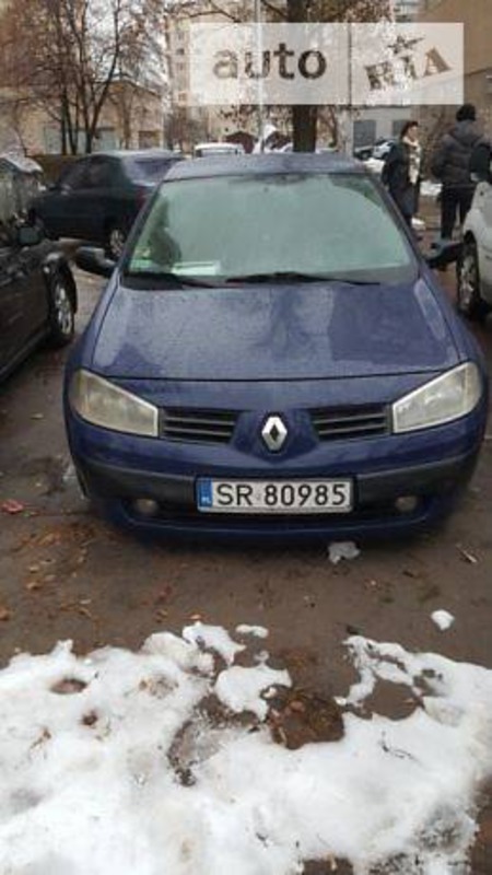 Renault Megane 2005  выпуска Киев с двигателем 0 л дизель седан механика за 1550 долл. 