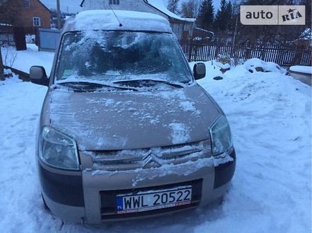 Citroen Berlingo 2003  випуску Львів з двигуном 1.6 л бензин мінівен механіка за 1200 долл. 