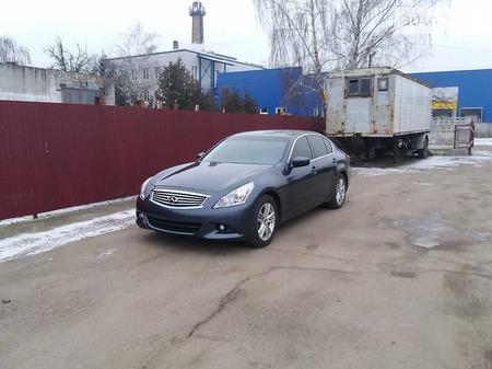 Infiniti G25 2012  випуску Київ з двигуном 2.5 л газ седан автомат за 14000 долл. 