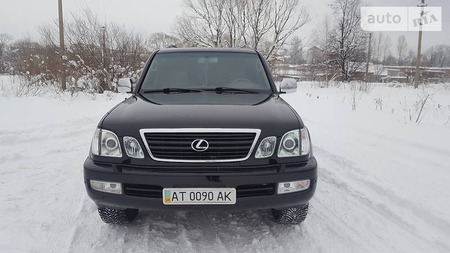 Lexus LX 470 1999  випуску Івано-Франківськ з двигуном 4.7 л газ позашляховик автомат за 14499 долл. 