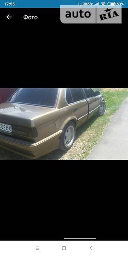 BMW 318 1986  випуску Івано-Франківськ з двигуном 0 л бензин седан механіка за 2300 долл. 