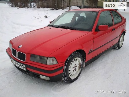 BMW 316 1995  випуску Чернігів з двигуном 1.6 л газ купе механіка за 2950 долл. 
