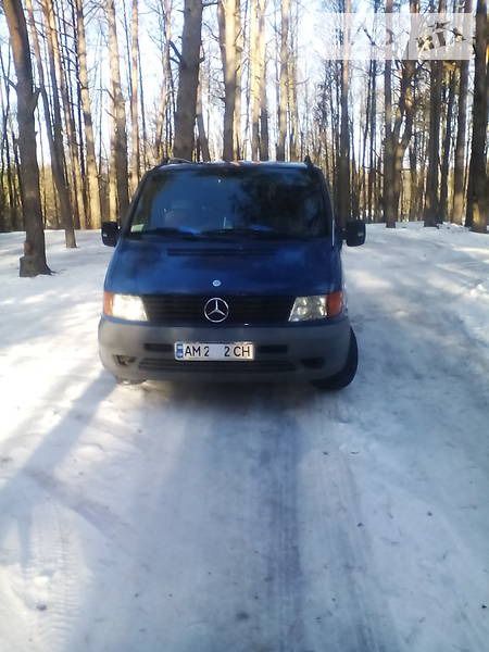 Mercedes-Benz Vito 1998  випуску Житомир з двигуном 0 л дизель мінівен механіка за 6800 долл. 