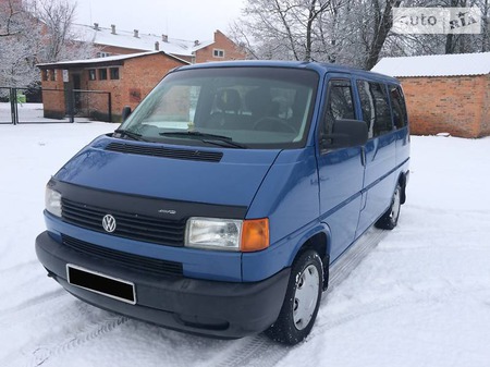 Volkswagen Transporter 1998  випуску Луцьк з двигуном 1.9 л дизель мінівен механіка за 7200 долл. 
