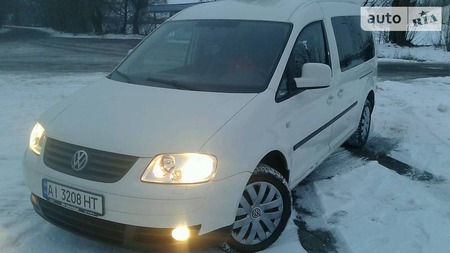 Volkswagen Caddy 2009  випуску Київ з двигуном 1.9 л дизель мінівен автомат за 8300 долл. 