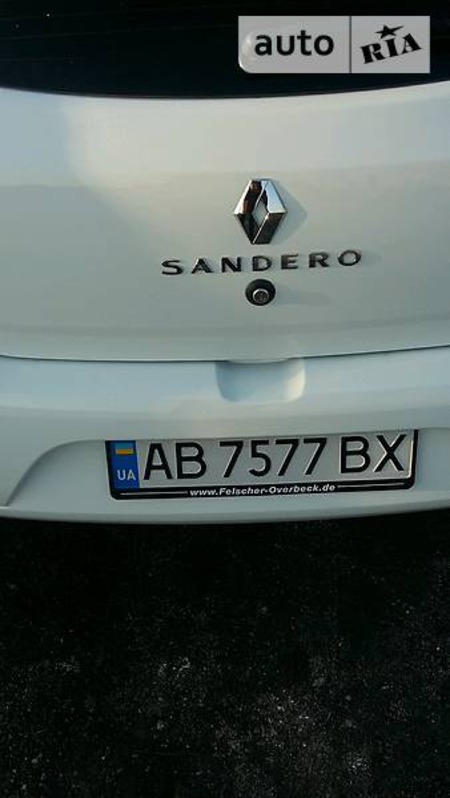 Renault Sandero 2013  випуску Вінниця з двигуном 1.5 л дизель хэтчбек механіка за 9500 долл. 