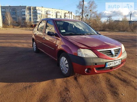 Dacia Logan 2005  випуску Житомир з двигуном 1.6 л газ седан механіка за 3900 долл. 