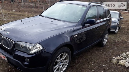 BMW X3 2007  випуску Суми з двигуном 3 л дизель позашляховик автомат за 13200 долл. 