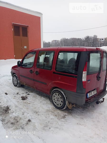 Fiat Doblo 2001  випуску Харків з двигуном 1.2 л бензин мінівен  за 4000 долл. 