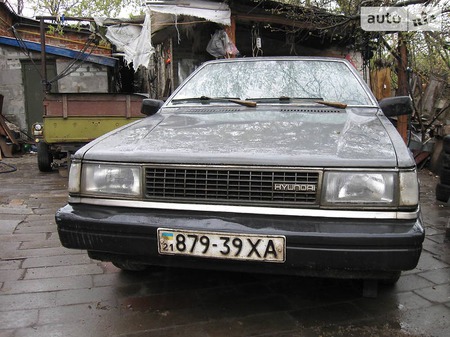 Hyundai Stellar 1986  випуску Харків з двигуном 1.6 л бензин седан механіка за 500 долл. 
