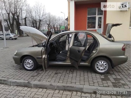 Daewoo Lanos 2007  випуску Хмельницький з двигуном 1.4 л газ седан механіка за 3650 долл. 