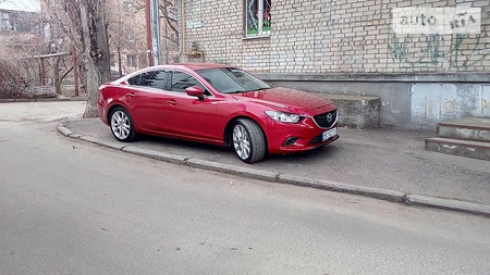 Mazda 6 2014  випуску Миколаїв з двигуном 2.5 л бензин седан автомат за 13999 долл. 