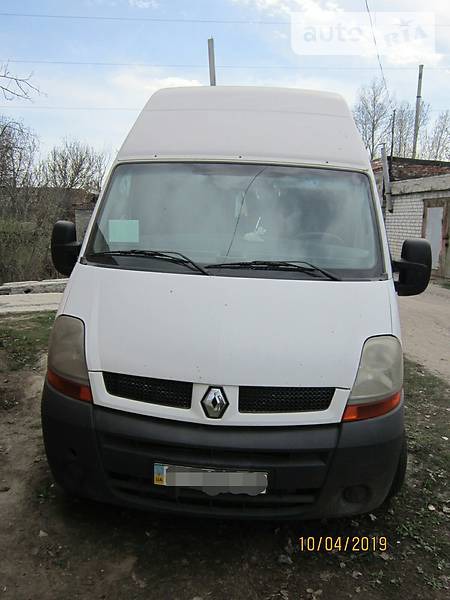 Renault Master 2004  випуску Полтава з двигуном 2.5 л дизель мінівен механіка за 5500 долл. 