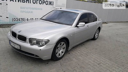 BMW 745 2002  випуску Івано-Франківськ з двигуном 4.4 л газ седан автомат за 8800 долл. 