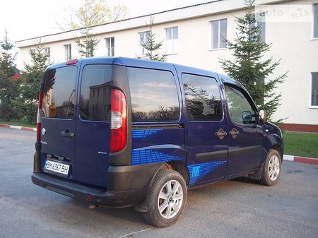 Fiat Doblo 2008  випуску Суми з двигуном 1.3 л дизель мінівен механіка за 6500 долл. 