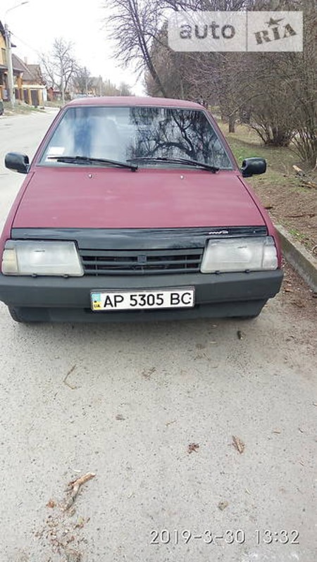 Lada 2109 1997  випуску Запоріжжя з двигуном 1.5 л газ хэтчбек механіка за 1500 долл. 