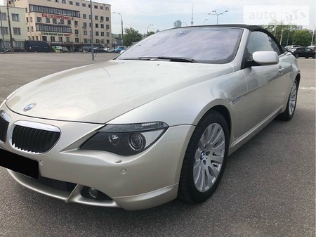 BMW 645 2004  випуску Київ з двигуном 4.4 л бензин кабріолет автомат за 12800 долл. 