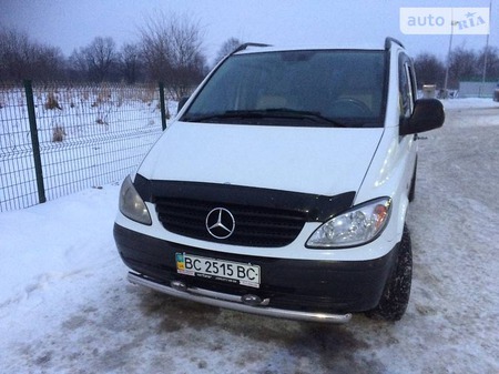 Mercedes-Benz Vito 2010  випуску Львів з двигуном 0 л дизель мінівен механіка за 12300 долл. 