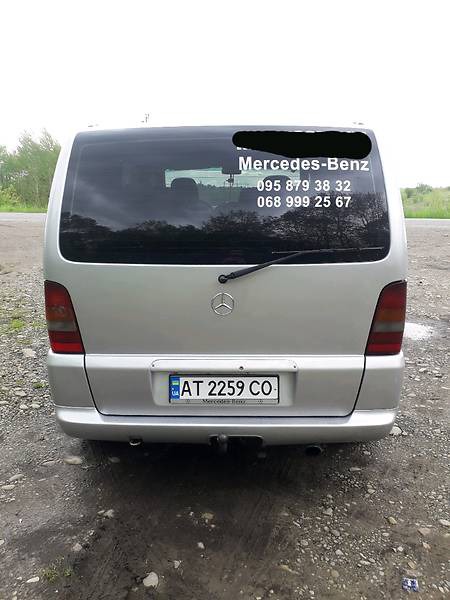 Mercedes-Benz Vito 2002  випуску Івано-Франківськ з двигуном 2.2 л дизель мінівен механіка за 6500 долл. 