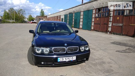 BMW 745 2004  випуску Чернігів з двигуном 4.4 л газ седан автомат за 10500 долл. 