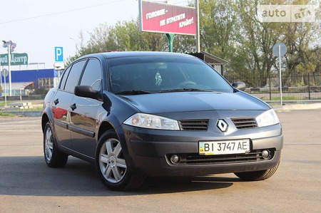 Renault Megane 2005  випуску Полтава з двигуном 1.6 л газ седан автомат за 5999 долл. 