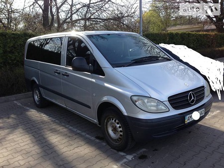 Mercedes-Benz Vito 2004  випуску Житомир з двигуном 2.2 л дизель мінівен механіка за 6700 долл. 