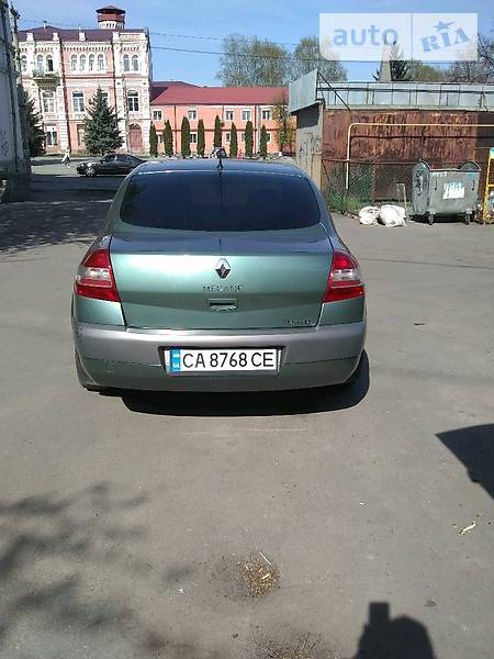 Renault Megane 2006  випуску Черкаси з двигуном 1.6 л газ седан механіка за 6400 долл. 