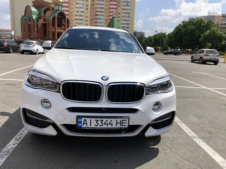 BMW X6 2018  випуску Київ з двигуном 3 л дизель позашляховик автомат за 69500 долл. 