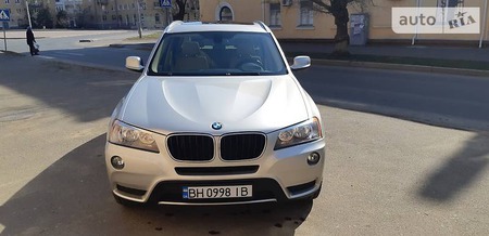 BMW X3 2013  випуску Одеса з двигуном 2 л бензин позашляховик автомат за 21000 долл. 