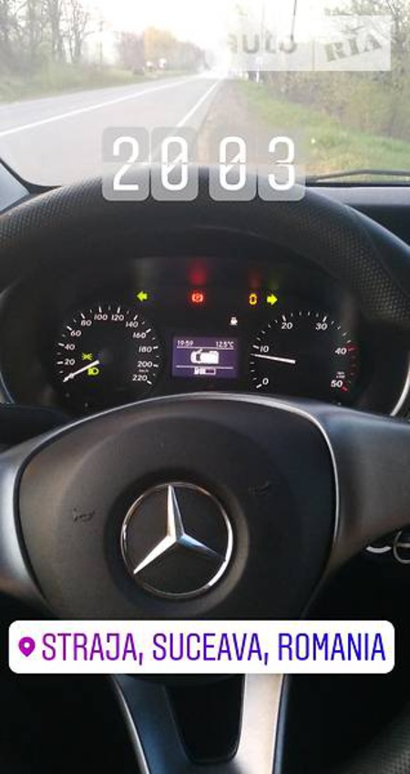 Mercedes-Benz Vito 2016  випуску Чернівці з двигуном 2.2 л дизель мінівен механіка за 25000 долл. 
