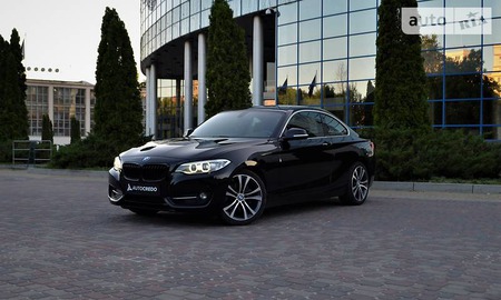 BMW 228 2014  випуску Харків з двигуном 2 л бензин купе автомат за 18500 долл. 