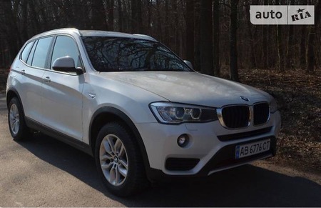 BMW X3 2015  випуску Вінниця з двигуном 2 л дизель позашляховик автомат за 29300 долл. 