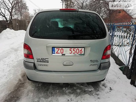 Renault Scenic 2003  випуску Вінниця з двигуном 1.4 л газ мінівен механіка за 4800 долл. 