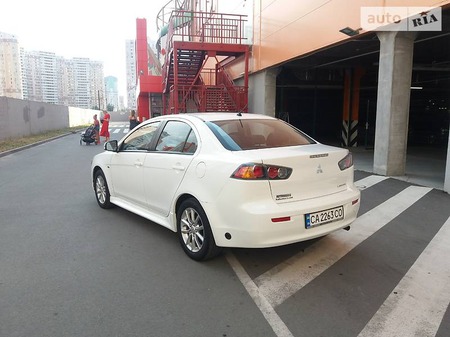 Mitsubishi Lancer 2014  випуску Київ з двигуном 2 л газ седан автомат за 9600 долл. 