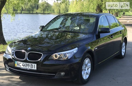 BMW 520 2008  випуску Рівне з двигуном 2 л дизель седан автомат за 10500 долл. 