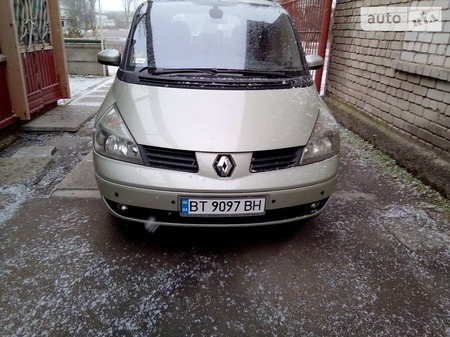 Renault Espace 2004  випуску Херсон з двигуном 2.2 л дизель мінівен автомат за 7600 долл. 