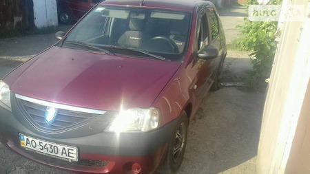 Dacia Logan 2007  випуску Ужгород з двигуном 1.4 л газ седан механіка за 4850 долл. 