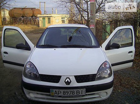 Renault Clio 2003  випуску Запоріжжя з двигуном 1.4 л бензин хэтчбек автомат за 4500 долл. 