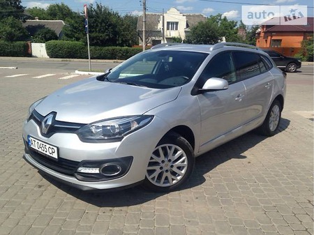 Renault Megane 2014  випуску Івано-Франківськ з двигуном 1.5 л дизель універсал механіка за 9150 долл. 