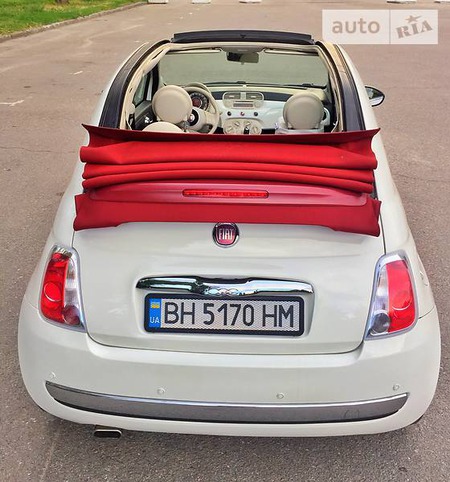 Fiat 500 2010  випуску Одеса з двигуном 1.4 л бензин кабріолет автомат за 9000 долл. 