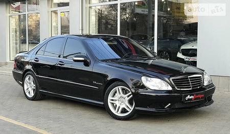 Mercedes-Benz S 55 AMG 2004  випуску Одеса з двигуном 5.5 л бензин седан автомат за 19000 долл. 