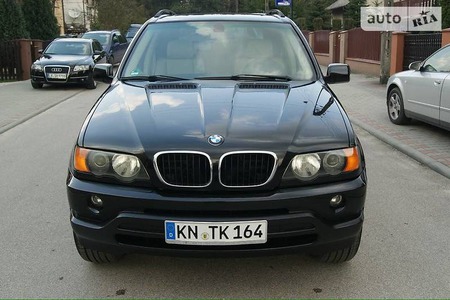 BMW X5 2003  випуску Запоріжжя з двигуном 3 л бензин позашляховик автомат за 6500 долл. 