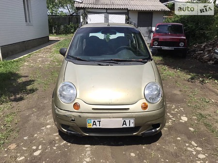 Daewoo Matiz 2007  випуску Чернівці з двигуном 0.8 л бензин хэтчбек механіка за 1500 долл. 