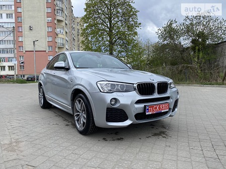 BMW X4 2016  випуску Львів з двигуном 2 л дизель позашляховик автомат за 34999 долл. 