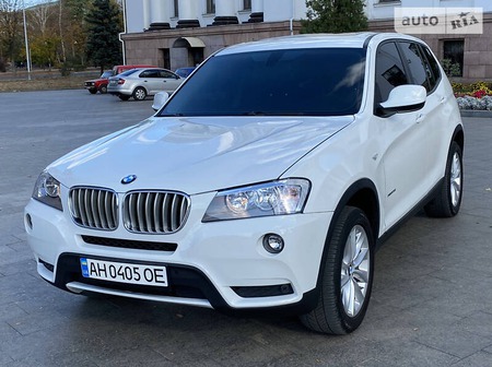 BMW X3 2013  випуску Донецьк з двигуном 2 л бензин позашляховик автомат за 15700 долл. 