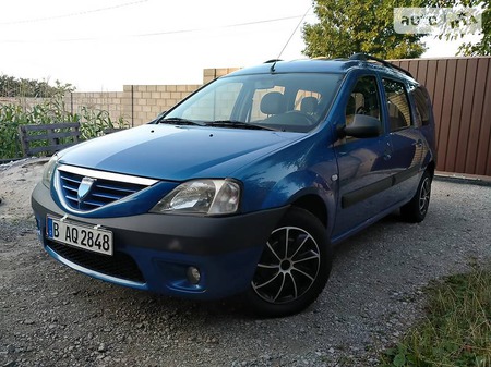 Dacia Logan MCV 2007  випуску Дніпро з двигуном 1.6 л бензин універсал механіка за 5750 долл. 