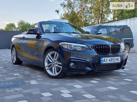 BMW 228 2015  випуску Київ з двигуном 2 л бензин кабріолет автомат за 23500 долл. 