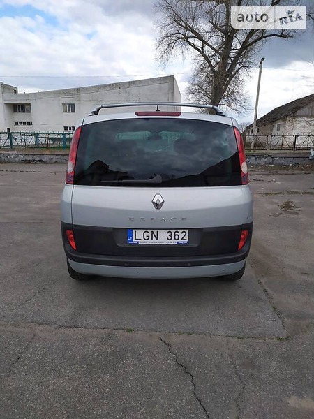 Renault Espace 2003  випуску Черкаси з двигуном 3 л дизель мінівен автомат за 3800 долл. 