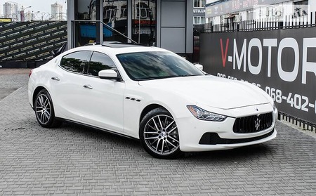 Maserati Ghibli 2017  випуску Київ з двигуном 3 л бензин седан автомат за 41999 долл. 
